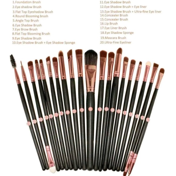 New 20pcs makeup brushes set - Picture 2 of 2